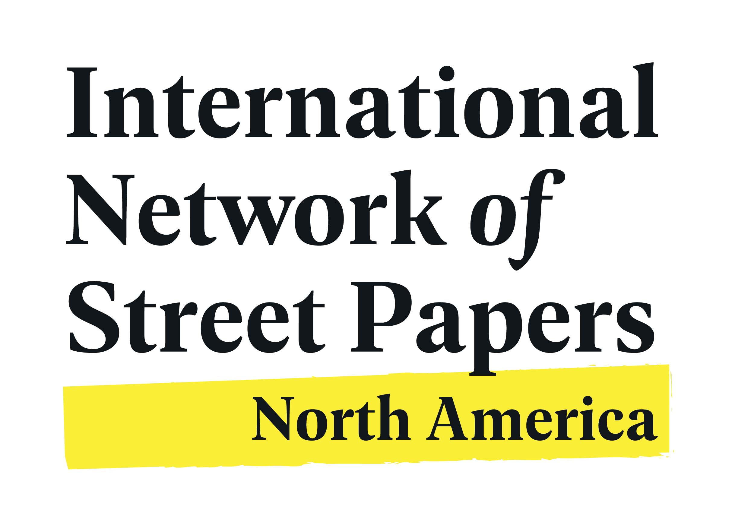 International Network of Street Papers North America logo